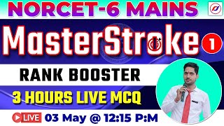 Masterstroke | AIIMS NORCET -6 MAINS | ESIC | Special mcq | Nursing Officer live | Rj career point