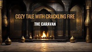 Bedtime Story with CRACKLING FIREPLACE | The Caravan | P1|  Bedtime Story for Grown Ups