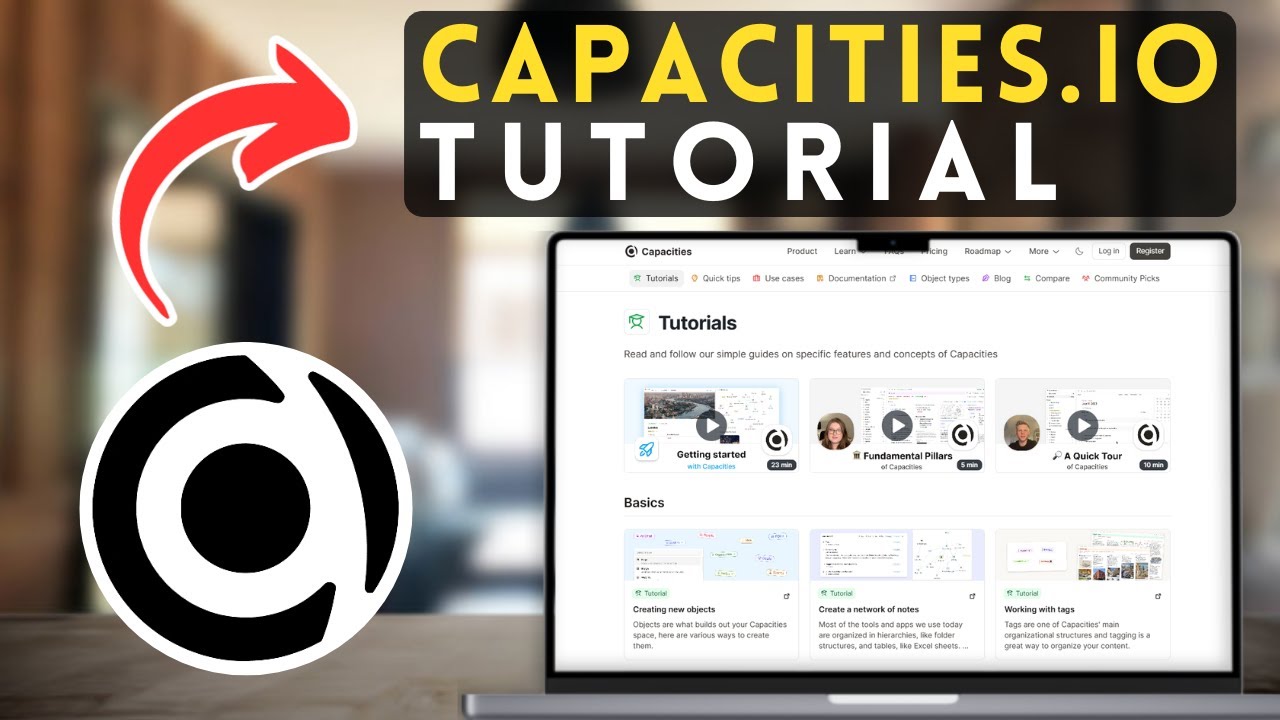 How To Use Capacities Io For Taking Notes Capacities Io Tutorial