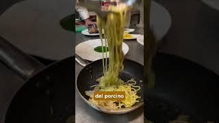 Tagliolini ai funghi porcini freschi al Ristorante La Loggetta