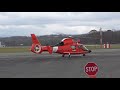 US Coast Guard MH-65D Dolphin Startup and Takeoff 17Dec20