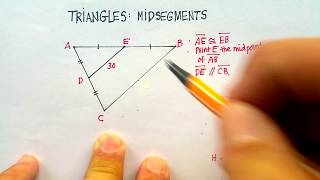 Triangles Midsegments Part 1