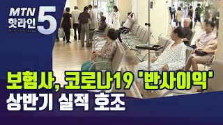 보험사, 코로나19 '반사이익'에 상반기 실적 호조 / 머니투데이방송 (뉴스)