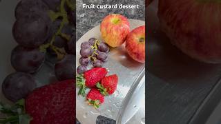 Fruit custard dessert 🍮 #shorts #food #easy #baby#nature  #custardpie