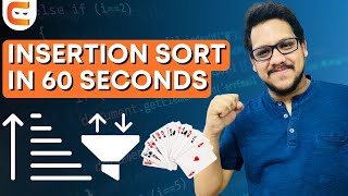 Insertion Sort Explained in 60 Secs | Sorting Algorithm for Beginners #shorts