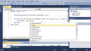 Visual Basic Tutorial 144 Threading