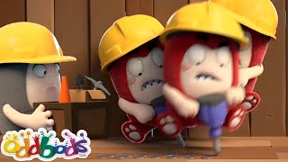 Construindo Do Zero | Oddbods | Desenhos Animados Para Crianças