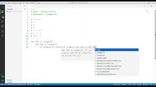 Python Alphabet G Pattern