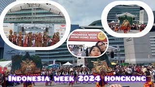 kemeriah an Indonesia week 2024 hongkong ada tarian daerah dan ada reyog ponorogo⁉️ #fypシ゚viral