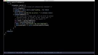 Example of using ReasonML + GraphQL