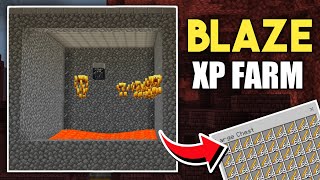 BEST BLAZE XP FARM 1.20 - Minecraft Bedrock, PE & Java Edition