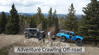 Adventure Crawling Off-road Introduction - Jeep Rubicon and Toyota 1st Gen 4runner