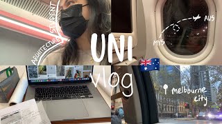 UNI LIFE DIARIES 🇦🇺 | travelling to Australia, architecture student life & Melbourne vlog ✈️