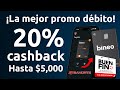 Bineo dará un 20% de CASHBACK en tus compras del BUEN FIN | La mejor promo para DÉBITO