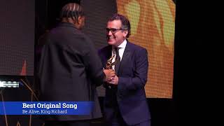 King Richard's "Be Alive" Wins Best Original Song | 5th HCA Film Awards (2022)