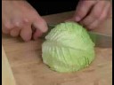 cooking tips how to chop savoy cabbage