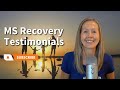 Multiple Sclerosis Recovery Testimonials  |  Pam Bartha