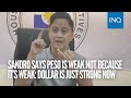 Sandro Marcos says peso is weak not because it’s weak: Dollar is just strong now