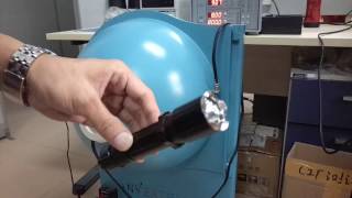 OPSMEN FAST 501A integrating sphere testing 1121 lumens