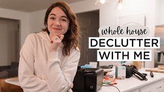 DECLUTTER Our WHOLE HOUSE With Me | Decluttering Every Room In Our House