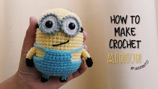 How to make Crochet Minion | ตุ๊กตาถักไหมพรมมินเนี่ยนนน