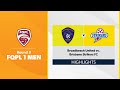 FQPL 1 Men Round 9 - Broadbeach United vs. Brisbane Strikers FC Highlights