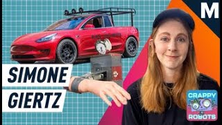 Simone Giertz Used to Make Useless Inventions, Then She Made A Cybertruck Before Tesla | Mashable