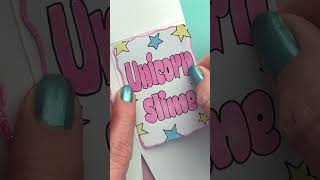Sparkling UNICORN Paper Crafts SLIME Box 🦄🤩