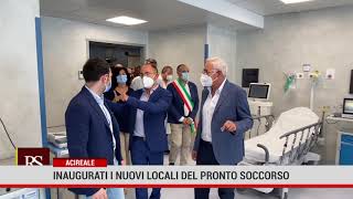 Acireale. Inaugurati i nuovi locali del Pronto Soccorso