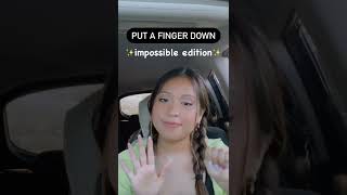 You will NOT WIN this Put A Finger Down Challenge