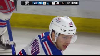 Artemi Panarin's 4 (1+3) points vs Coyotes, ties Messier's record (30 mar 2024)