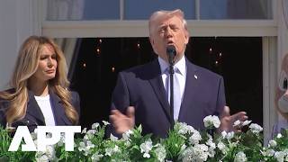 WATCH: Trump Hosts Easter Egg Roll, Calls Melania a “Movie Star” at White House Event | APT