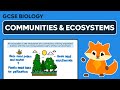 Communities & Ecosystems - GCSE Biology