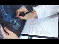 Doctor Examining X-ray Image Stock Video