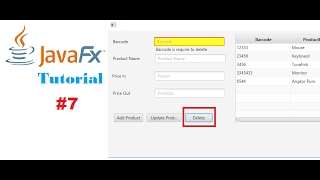 #07 JavaFx and SQL Server Tutorials | Delete Data