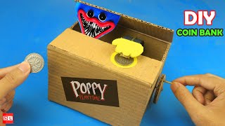 The Huggy Wuggy Piggy Bank will steal your coins | Coin Bank Box DIY