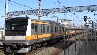 E233系0番台　中央線　T21編成　阿佐ヶ谷駅高速通過 ！！