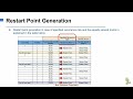 Restart Point Generation Options