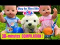 🐶 Baby Born Doll Compilation! Twins Emma & Ethan's Day In The Life With 