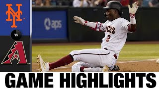 Mets vs. D-backs Game Highlights (4/23/22) | MLB Highlights