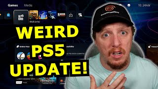 NEW PS5 UPDATE Today is...Weird?