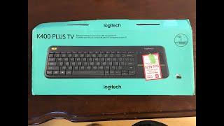 Logitech K400 Plus Wireless Touch TV Keyboard Easy Media Control Built-In Touch pad (03-27-2020)