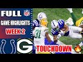 Indianapolis Colts vs Green Bay Packers Full Game WEEK 2 | NFL Highlights 2024