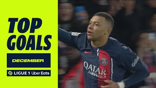 Top goals Ligue 1 Uber Eats - December (season 2023/2024)