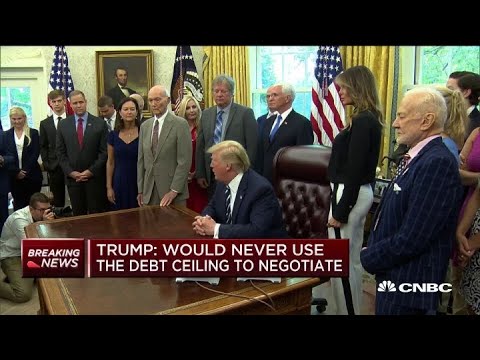 Trump: We Would Never Use The Debt Ceiling To Negotiate - YouTube