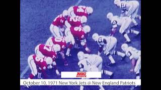 1971-10-10 New York Jets @ New England Patriots (NBC Highlights)