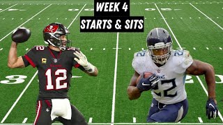 Starts and Sits for Week 4! For every match up! | Fantasy Football 2021