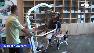 Alulift 320P mobile hoisting system - Passive patient transfer