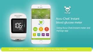 Accu-Chek Instant and mySugr app - how to pair and use video - English