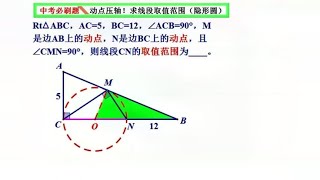 双动点压轴求线段取值范围？教你如何60秒拿下